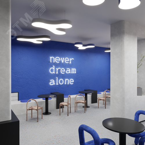 Светильник светодиодный RVE-LBX-CLOUD-1032-P (Облако 1032х346х100мм 41Вт Подвесной 4000К Белый) светильник - фото 10