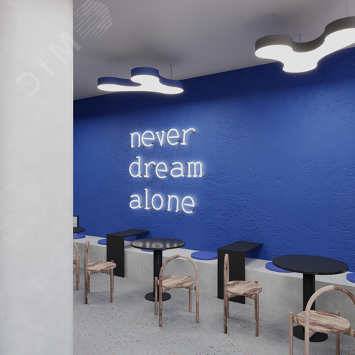 Светильник светодиодный RVE-LBX-CLOUD-1032-P (Облако 1032х346х100мм 41Вт Подвесной 4000К Белый) светильник - фото 11