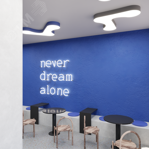 Светильник светодиодный RVE-LBX-CLOUD-1320-N (Облако 1320х829х100мм 68Вт Накладной 4000К Белый) - фото 5