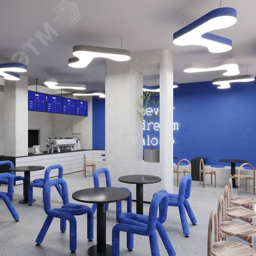 Светильник светодиодный RVE-LBX-CLOUD-1032-P (Облако 1032х346х100мм 41Вт Подвесной 4000К Белый) светильник - фото 14