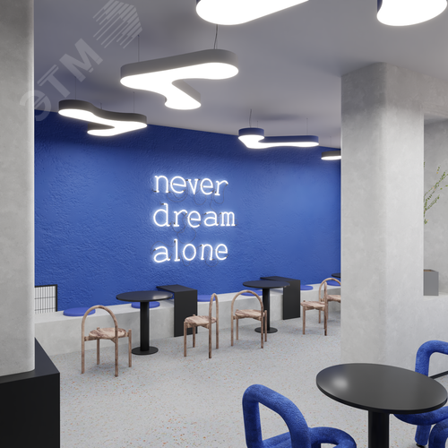 Светильник светодиодный RVE-LBX-CLOUD-1032-P (Облако 1032х346х100мм 41Вт Подвесной 4000К Белый) светильник - фото 15