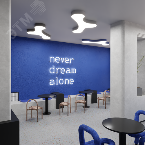 Светильник светодиодный RVE-LBX-CLOUD-1673-N (Облако 1673х755х100мм 81Вт Накладной 4000К Белый) - фото 4