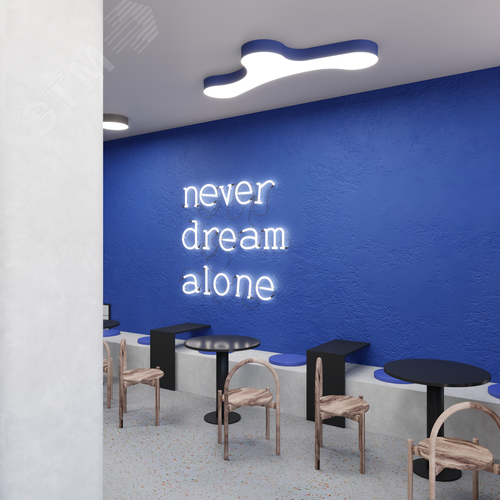 Светильник светодиодный RVE-LBX-CLOUD-1673-N (Облако 1673х755х100мм 81Вт Накладной 4000К Белый) - фото 5