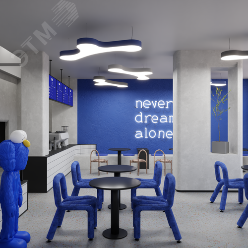 Светильник светодиодный RVE-LBX-CLOUD-1032-P (Облако 1032х346х100мм 41Вт Подвесной 4000К Белый) светильник - фото 18