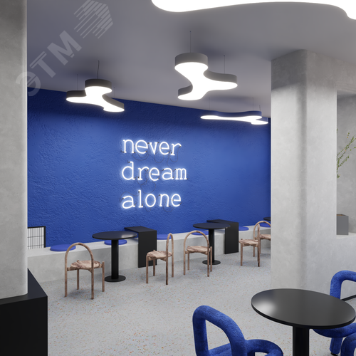 Светильник светодиодный RVE-LBX-CLOUD-1032-P (Облако 1032х346х100мм 41Вт Подвесной 4000К Белый) светильник - фото 20