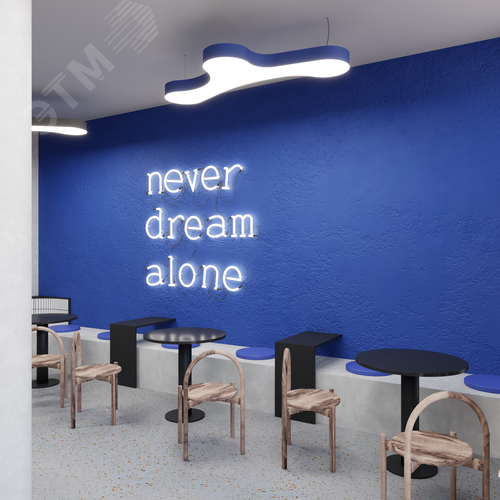 Светильник светодиодный RVE-LBX-CLOUD-1032-P (Облако 1032х346х100мм 41Вт Подвесной 4000К Белый) светильник - фото 21