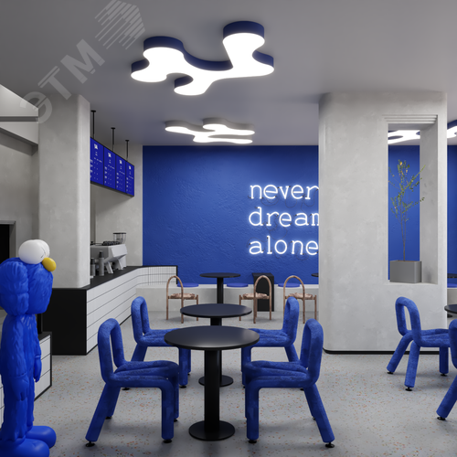 Светильник светодиодный RVE-LBX-CLOUD-1823-N (Облако 1823х1287х100мм 137Вт Накладной 4000К Белый) - фото 2