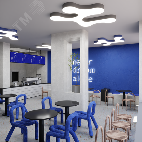 Светильник светодиодный RVE-LBX-CLOUD-1823-N (Облако 1823х1287х100мм 137Вт Накладной 4000К Белый) - фото 3