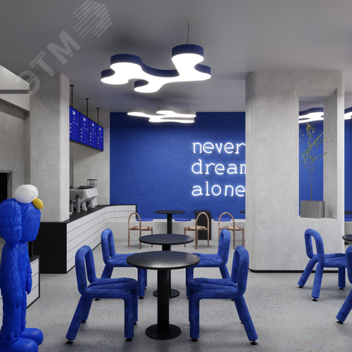 Светильник светодиодный RVE-LBX-CLOUD-1032-P (Облако 1032х346х100мм 41Вт Подвесной 4000К Белый) светильник - фото 23