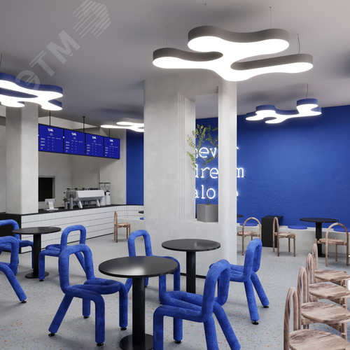 Светильник светодиодный RVE-LBX-CLOUD-1032-P (Облако 1032х346х100мм 41Вт Подвесной 4000К Белый) светильник - фото 24