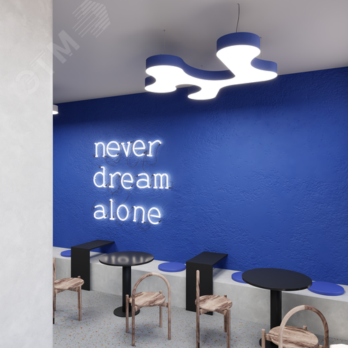 Светильник светодиодный RVE-LBX-CLOUD-1032-P (Облако 1032х346х100мм 41Вт Подвесной 4000К Белый) светильник - фото 26