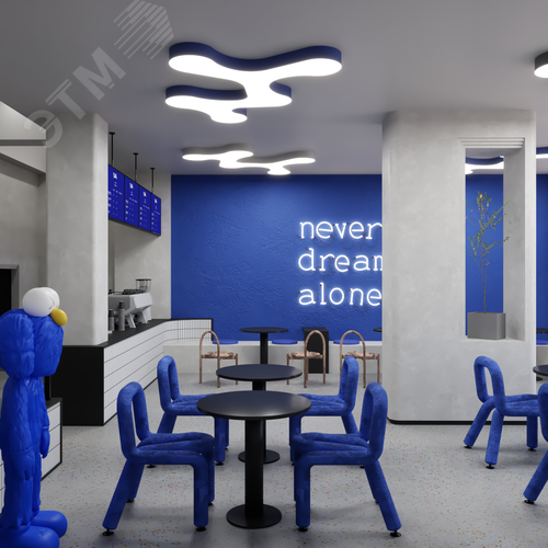 Светильник светодиодный RVE-LBX-CLOUD-1917-N (Облако 1917х1289х100мм 137Вт Накладной 4000К Белый) - фото 2