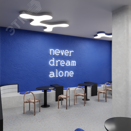 Светильник светодиодный RVE-LBX-CLOUD-1917-N (Облако 1917х1289х100мм 137Вт Накладной 4000К Белый) - фото 4