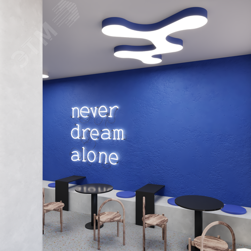 Светильник светодиодный RVE-LBX-CLOUD-1917-N (Облако 1917х1289х100мм 137Вт Накладной 4000К Белый) - фото 5