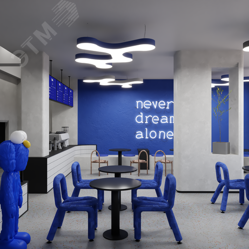 Светильник светодиодный RVE-LBX-CLOUD-1032-P (Облако 1032х346х100мм 41Вт Подвесной 4000К Белый) светильник - фото 28