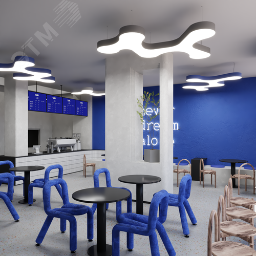 Светильник светодиодный RVE-LBX-CLOUD-1032-P (Облако 1032х346х100мм 41Вт Подвесной 4000К Белый) светильник - фото 29