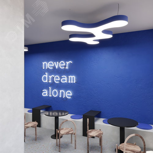 Светильник светодиодный RVE-LBX-CLOUD-1032-P (Облако 1032х346х100мм 41Вт Подвесной 4000К Белый) светильник - фото 31