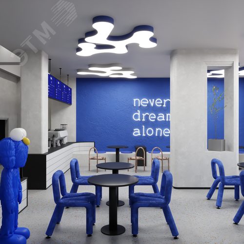 Светильник светодиодный RVE-LBX-CLOUD-2110-N (Облако 2110х1639х100мм 195Вт Накладной 4000К Белый) - фото 2