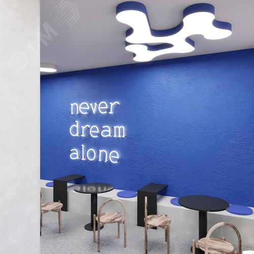 Светильник светодиодный RVE-LBX-CLOUD-2110-N (Облако 2110х1639х100мм 195Вт Накладной 4000К Белый) - фото 5