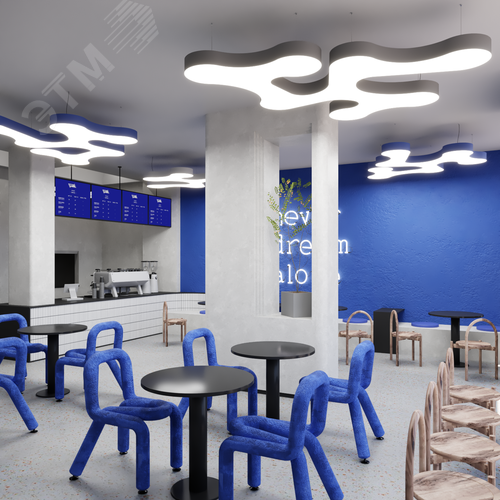 Светильник светодиодный RVE-LBX-CLOUD-2110-P (Облако 2110х1639х100мм 195Вт Подвесной 4000К Белый) светильник - фото 3