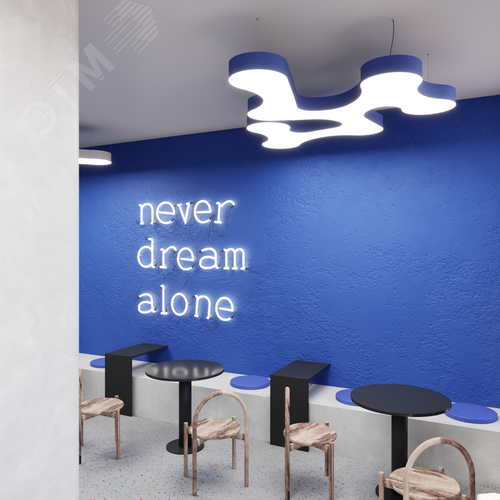 Светильник светодиодный RVE-LBX-CLOUD-2110-P (Облако 2110х1639х100мм 195Вт Подвесной 4000К Белый) светильник - фото 5