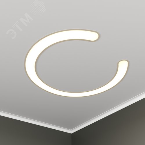 Светильник светодиодный RVE-LBX-DIOS-1030-V (Подкова 1030х963х100мм S80мм 61Вт встраиваемый 4000K Белый) - фото 1