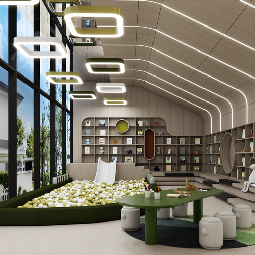 Светильник светодиодный RVE-LBX-HOLE-BOX-SOFT-1600-P (Квадрат закругленный с отверстием 1600х1600х100мм S80мм 147Вт Подвесной 4000К Белый) - фото 2