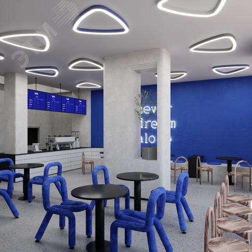 Светильник светодиодный RVE-LBX-HOLE-LITUS-1800х800х1710х70мм 135Вт Накладной 4000К белый) - фото 3