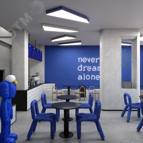 Светильник светодиодный RVE-LBX-ICELAND-2800-N ( 2800х950х120мм 198Вт Накладной 4000К Белый) - фото 2