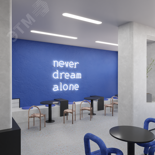 Светильник светодиодный RVE-LBX-LARGO-S-1230-V (Овал 1230х193х100мм 29Вт встраиваемый 4000K Белый) - фото 4