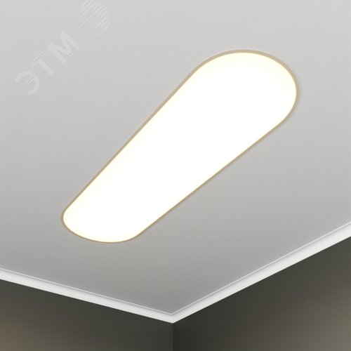 Светильник светодиодный RVE-LBX-LARGO-S-1230-V (Овал 1230х193х100мм 29Вт встраиваемый 4000K Белый) - фото 1