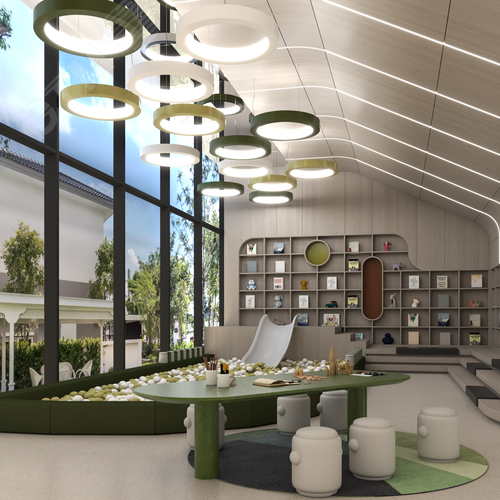 Светильник светодиодный RVE-LBX-RING-IN-1800-P (Кольцо внутрь 1800х1800х50мм S53мм 143Вт Подвесной 4000К Белый) - фото 3