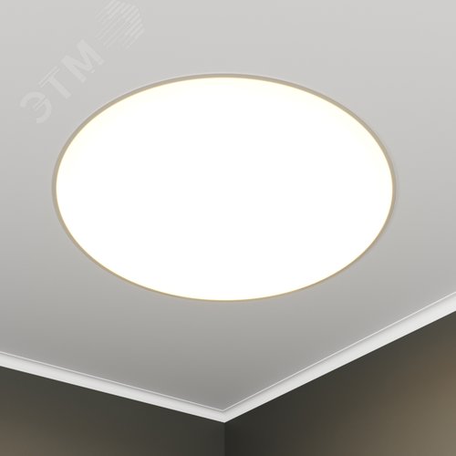 Светильник светодиодный RVE-LBX-RING-730-V (Круг 730х730х100мм 57Вт встраиваемый 4000K Белый) - фото 1