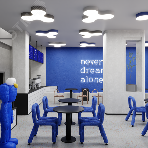 Светильник светодиодный RVE-LBX-SONAR-2000-N (Спинер 2000х1838х120мм 215Вт Накладной 4000К Белый) - фото 2