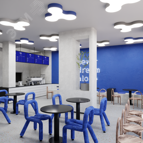 Светильник светодиодный RVE-LBX-SONAR-2000-N (Спинер 2000х1838х120мм 215Вт Накладной 4000К Белый) - фото 3