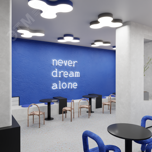 Светильник светодиодный RVE-LBX-SONAR-2000-N (Спинер 2000х1838х120мм 215Вт Накладной 4000К Белый) - фото 4