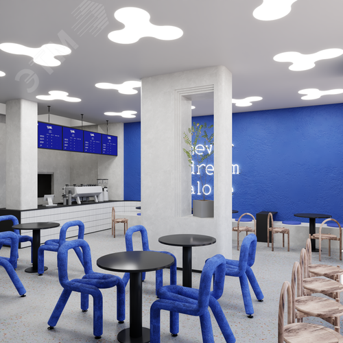 Светильник светодиодный RVE-LBX-SONAR-930-V (Спинер 930х858х100мм 62Вт встраиваемый 4000K Белый) - фото 3