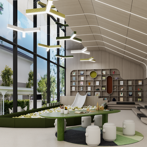 Светильник светодиодный RVE-LBX-TRINITY-1000-P (Трехлучевой крест 1000х866х100мм 40Вт Подвесной 4000К Белый) - фото 6