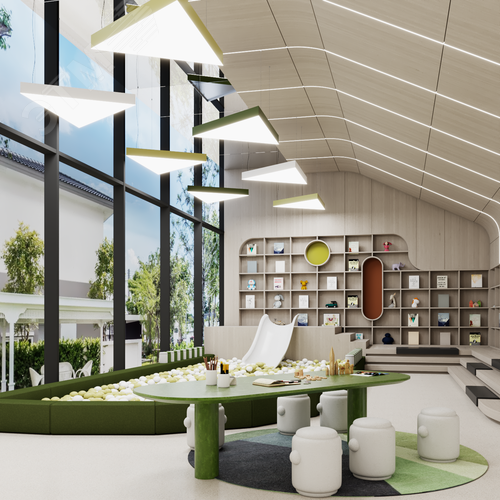 Светильник светодиодный RVE-LBX-TRIO-1950-P (Треугольник 1950х1689х120мм 182Вт Подвесной 4000К Белый) - фото 6