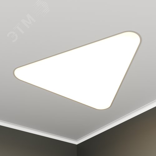 Светильник светодиодный RVE-LBX-TRIO-SOFT-1430-V (Треугольник закругленный 1430х1276х120мм 115Вт встраиваемый 4000K Белый) - фото 1