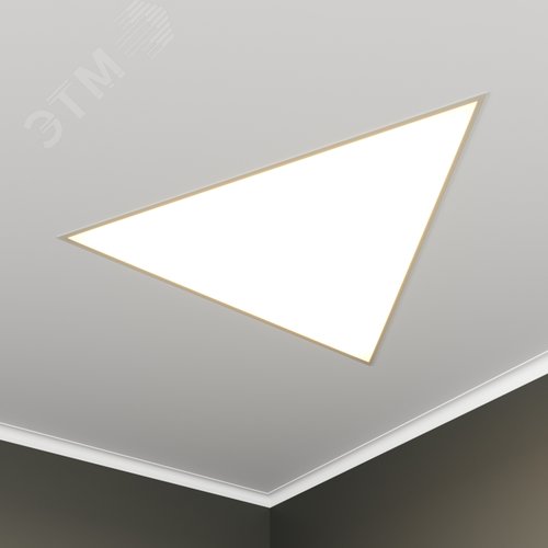 Светильник светодиодный RVE-LBX-TRIO-630-V (Треугольник 630х550х100мм 20Вт встраиваемый 4000K Белый) - фото 1