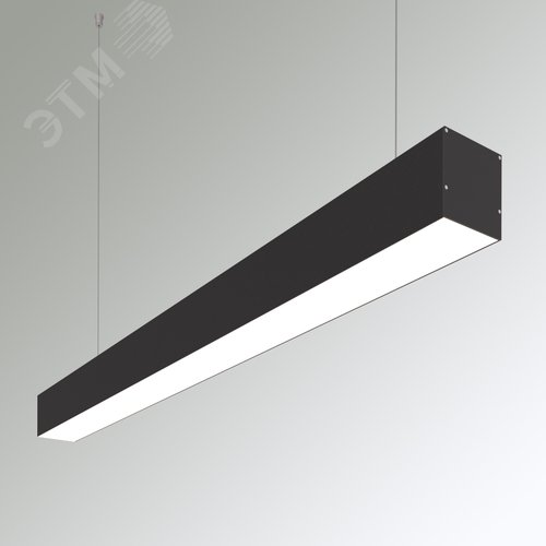 Светильник светодиодный RVE-PLS6070-980-P (Линейный 980х60х70мм 52Вт Подвесной 4000К Серый RAL9006 МУАР) - фото 1