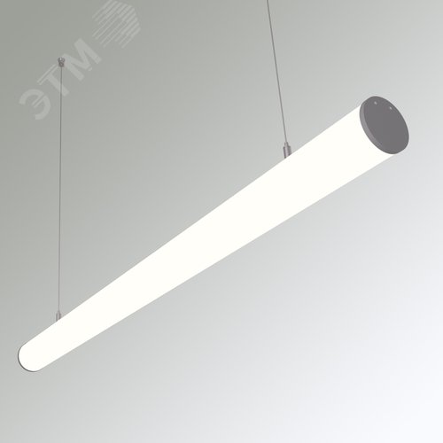Светильник светодиодный RVE-PLSD60-500-P (Линейный 500хD60мм 15Вт Подвесной 4000К Серый RAL9006 МУАР) светильник - фото 1