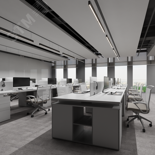 Светильник светодиодный RVE-VOLAN-1085-P (Линейный 1085х39х80мм 27Вт 50 град Подвесной 4000K CRI90 Черный) - фото 2