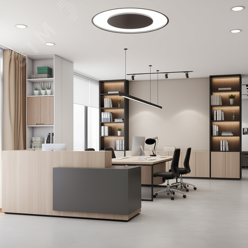 Светильник светодиодный RVE-LBX-Светильник UnitY-800х800х800х100мм 73Вт Встраиваемый 4000К белый) - фото 2