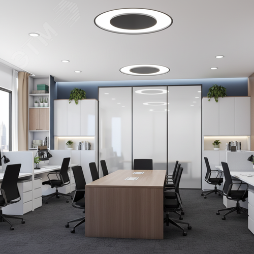 Светильник светодиодный RVE-LBX-Светильник UnitY-800х800х800х100мм 73Вт Встраиваемый 4000К белый) - фото 3