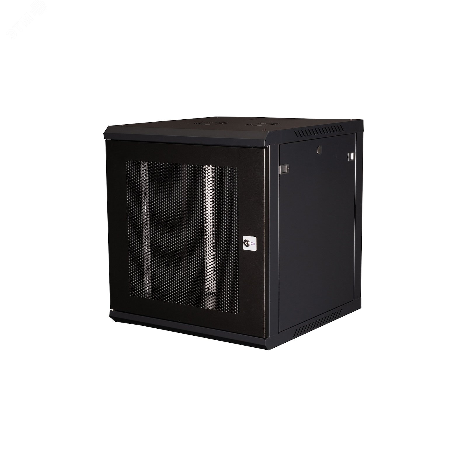 Изображение товара Телекоммуникационный настенный шкаф 19 12U 635x600x600 мм черный с перфорацией