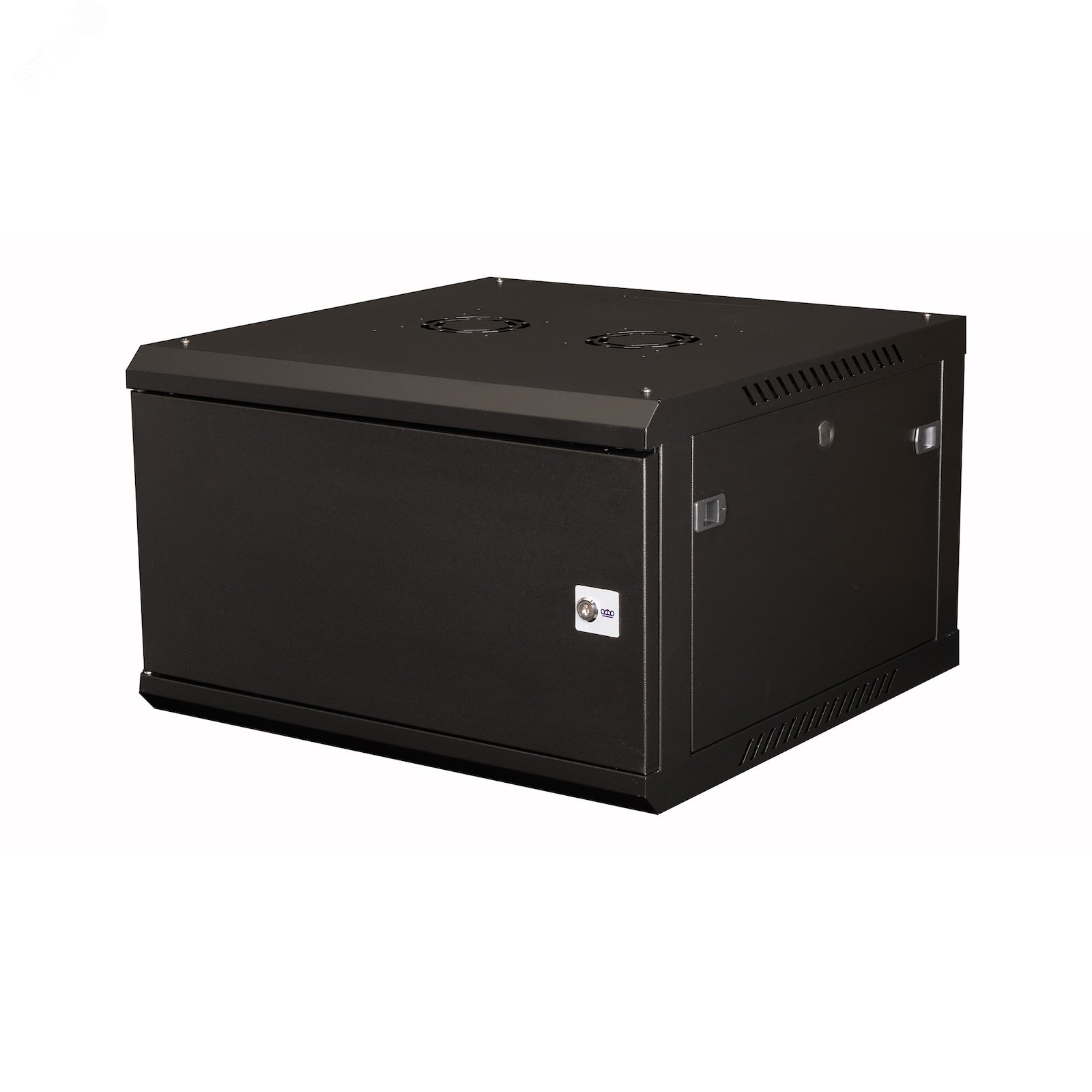 Изображение товара Шкаф 19'' телекоммуникационный настенный 6U черный металл