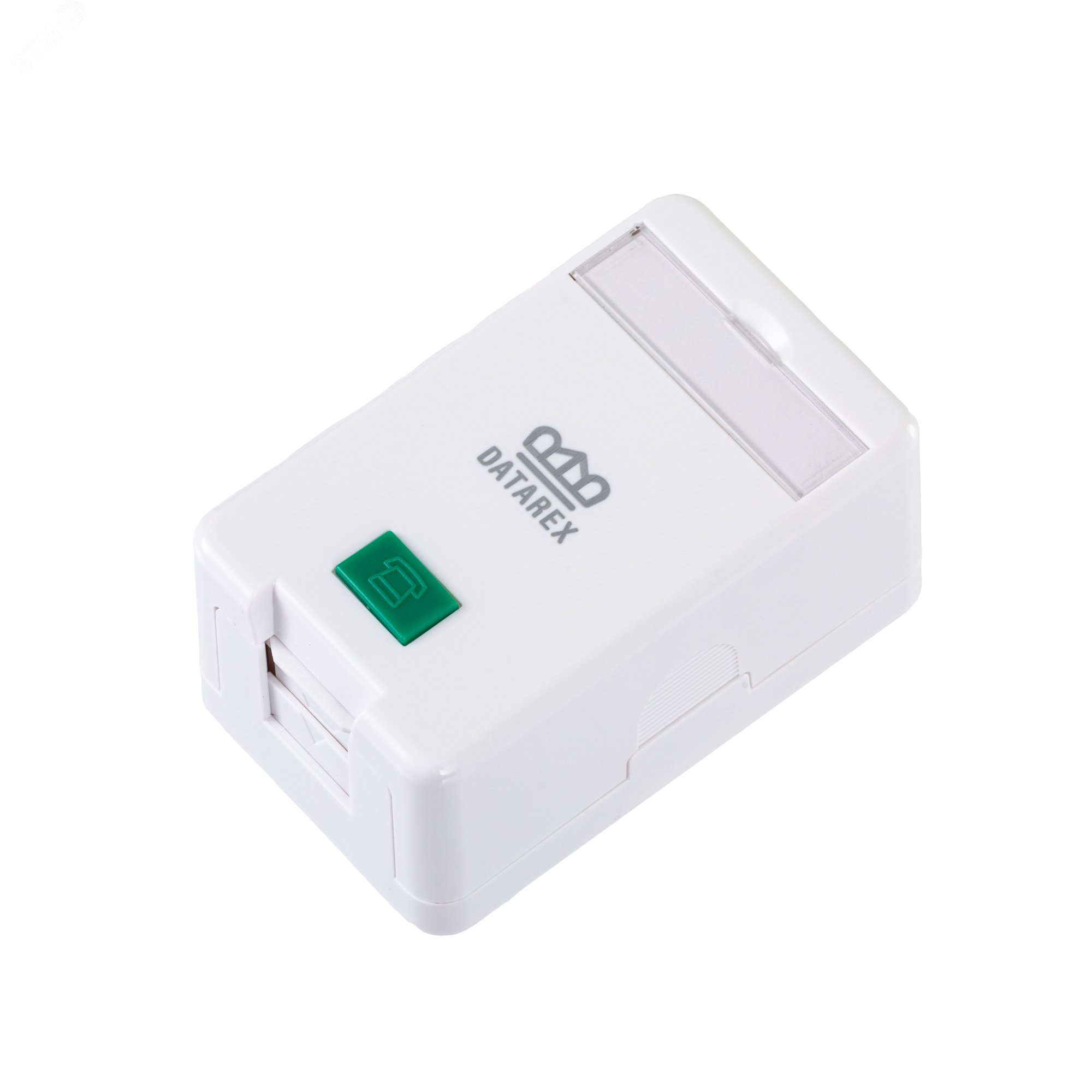 Изображение товара Коробка настенная, 1 порт, шторка, белый (шт)