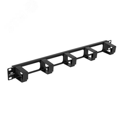 Изображение товара Организатор с 5 кольцами пластиковыми и окнами, черный (шт)